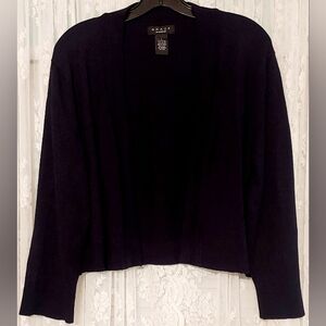 Grace Shrug Top Women's Size L Black